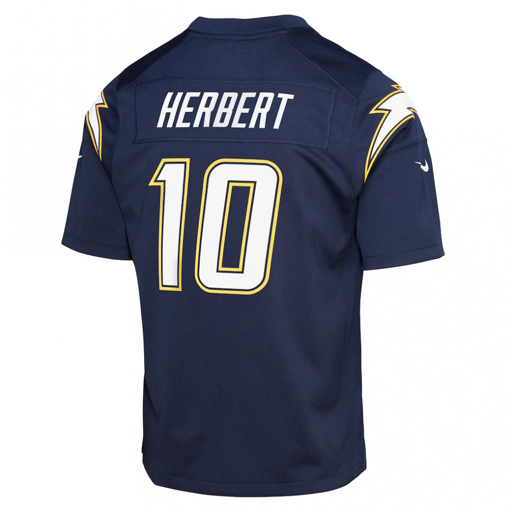 Justin Herbert Los Angeles Chargers Nike Youth Alternate Super Chargers Game Player Jersey - Navy-GridironStore